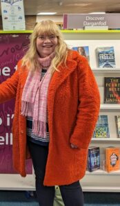 Cllr Preece at Buckley Library